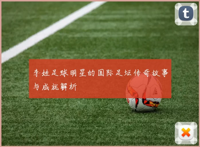 李姓足球明星的国际足坛传奇故事与成就解析