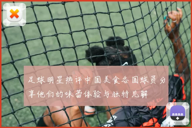 足球明星热评中国美食各国球员分享他们的味蕾体验与独特见解