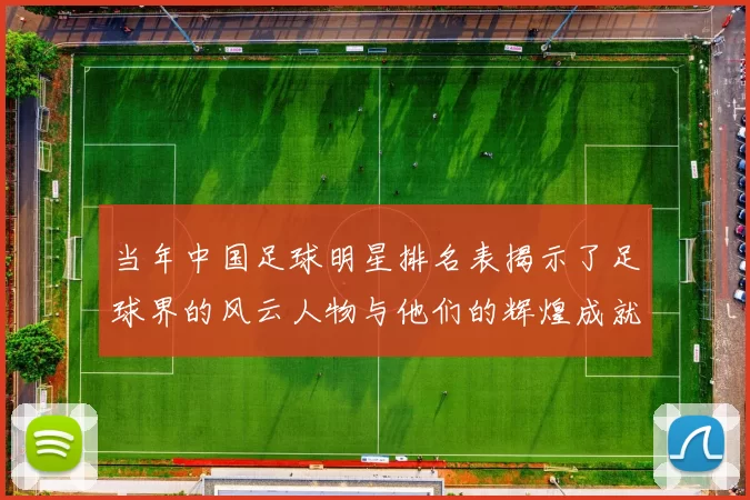 当年中国足球明星排名表揭示了足球界的风云人物与他们的辉煌成就