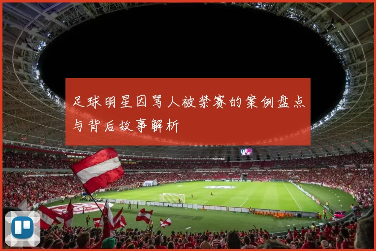 足球明星因骂人被禁赛的案例盘点与背后故事解析